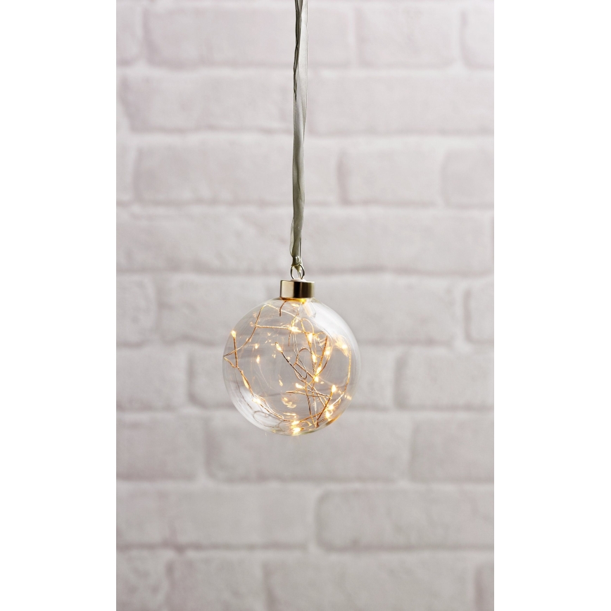Decorațiune LED de Crăciun 15xLED/0,012W/4,5/230V d. 10 cm Eglo