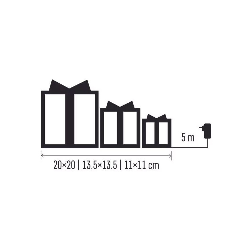 Decorațiune LED de Crăciun LED/2,25W/230V alb rece