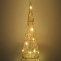 Decorațiune LED de Crăciun LED/2xAA 40 cm con