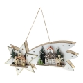 Decorațiune LED de Crăciun LED/2xAA cometă