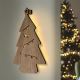 Decorațiune LED de Crăciun LED/2xAA lemn pom