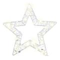 Decorațiune LED de Crăciun LED/3xAA/alb cald stea