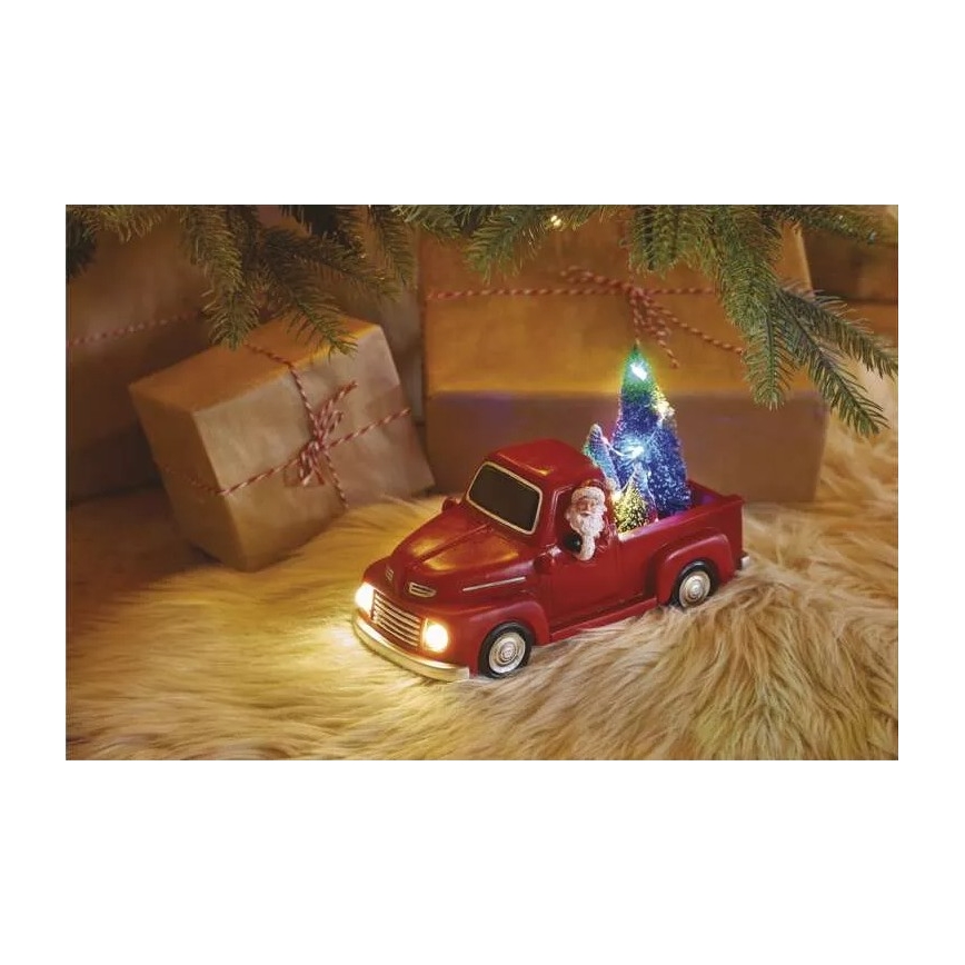 Decorațiune LED de Crăciun LED/3xAA mașină