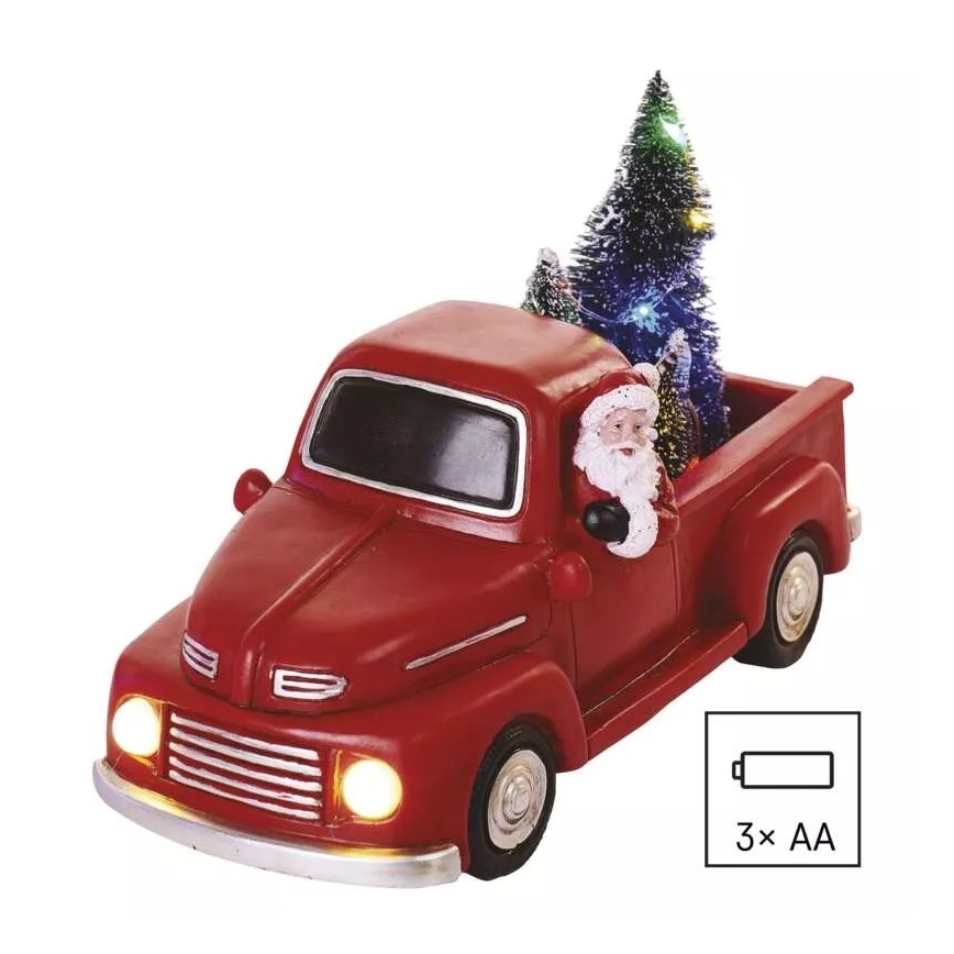 Decorațiune LED de Crăciun LED/3xAA mașină