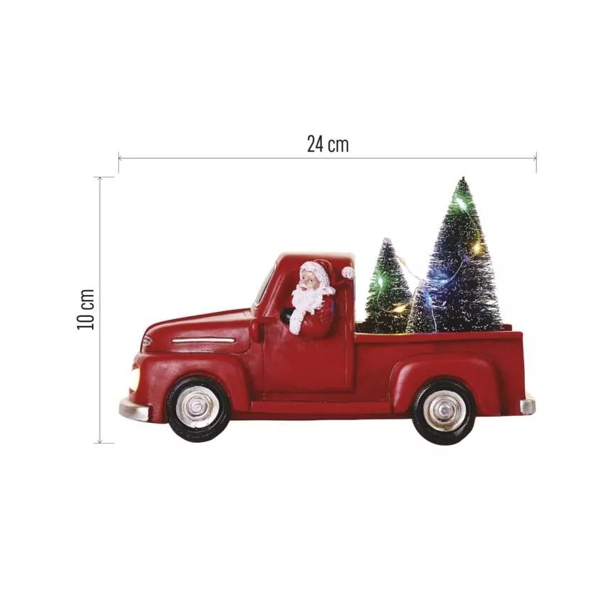 Decorațiune LED de Crăciun LED/3xAA mașină