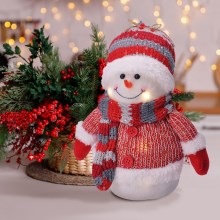 Decorațiune LED de Crăciun LED/3xAA om de zăpadă