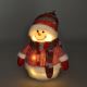 Decorațiune LED de Crăciun LED/3xAA om de zăpadă