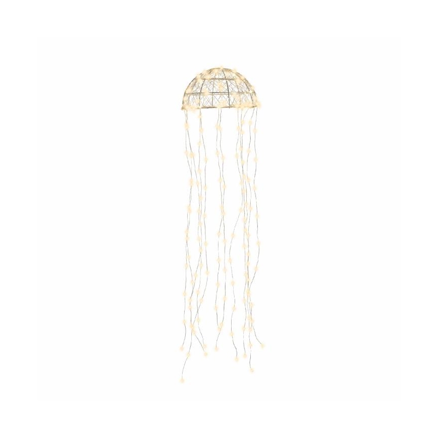 Decorațiune LED de Crăciun pentru exterior, 160 LED/230V, Ø 27 cm, IP44, alb cald