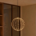 Decorațiune LED de Crăciun pentru exterior, 2,1 W, 230 V, diam. 40 cm, IP44, alb cald