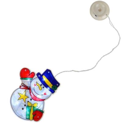 Decorațiune de Crăciun cu LED pentru fereastră 10xLED/3xAAA