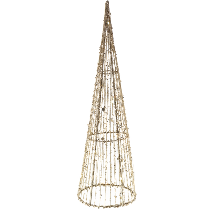 Decorațiune LED de Crăciun LED/2xAA 40 cm con