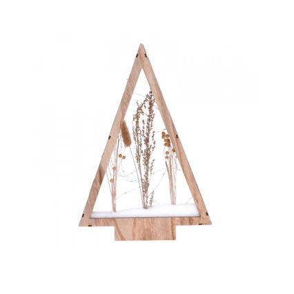 Decorațiune LED de Crăciun LED/2xAA flori de iarnă cu zăpadă