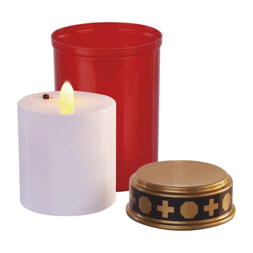 Decorațiune LED de exterior LED/2xC IP44 roșie