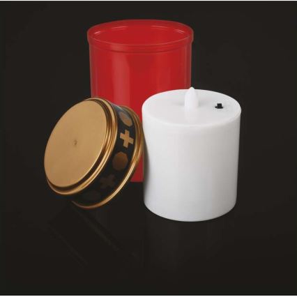 Decorațiune LED de exterior LED/2xC IP44 roșie