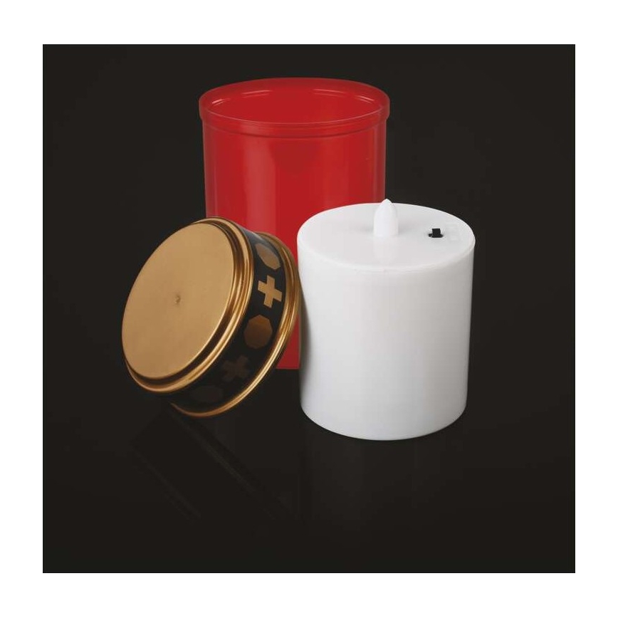 Decorațiune LED de exterior LED/2xC IP44 roșie