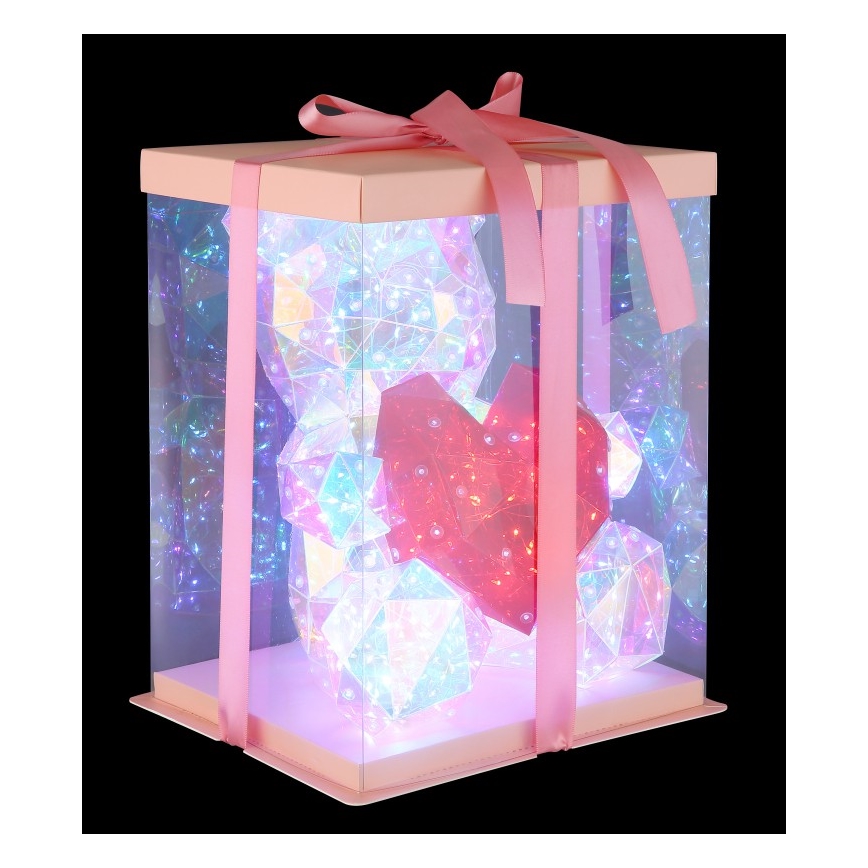 Decorațiune LED de masă LED/6W/5V USB ursuleț