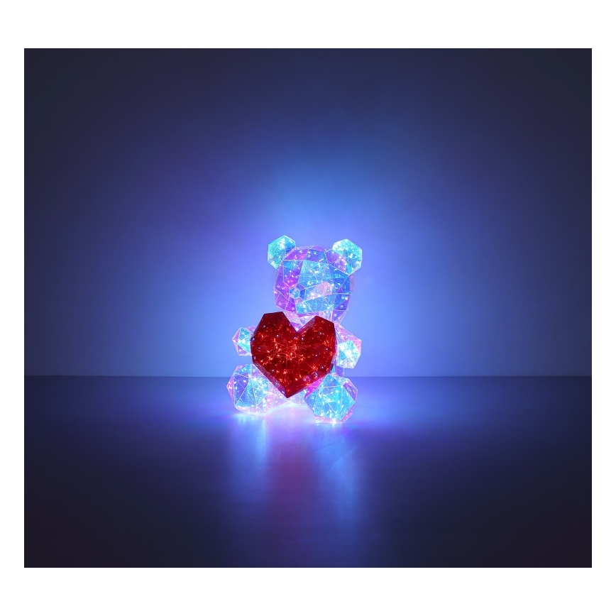 Decorațiune LED de masă LED/6W/5V USB ursuleț