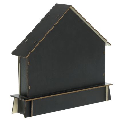 Decorațiune LED HALLOWEEN LED/2xAA/multicolor casă bântuită