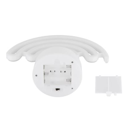 Decorațiune LED neon de masă Globo LED/2W/3xAA curcubeu