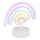 Decorațiune LED neon de masă Globo LED/2W/3xAA curcubeu