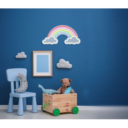 Decorațiune LED neon murală Globo LED/3W/USB curcubeu