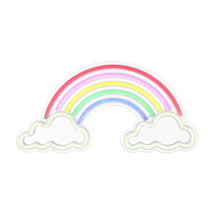 Decorațiune LED neon murală Globo LED/3W/USB curcubeu