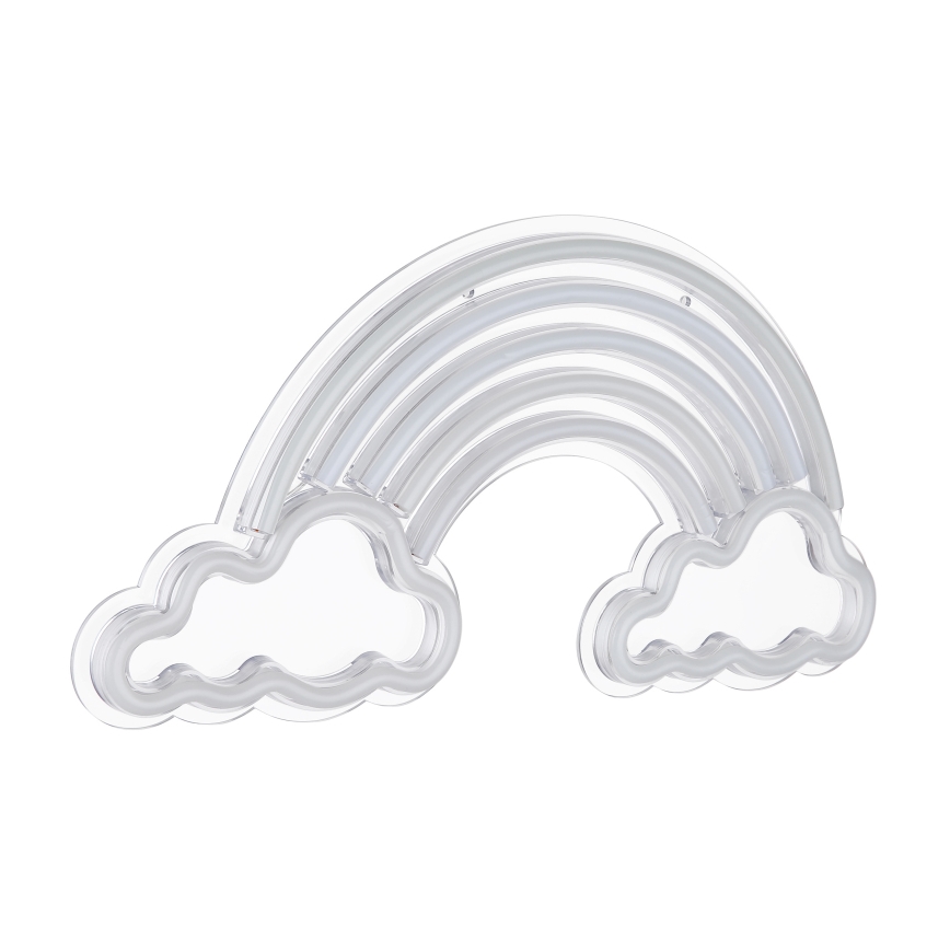 Decorațiune LED neon murală Globo LED/3W/USB curcubeu