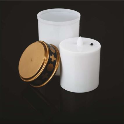 Decorațiune LED pentru exterior, 2xC, IP44, alb