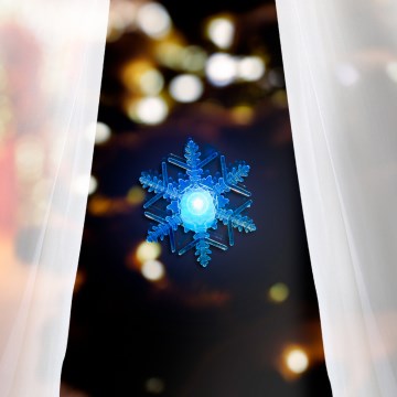 Decorațiune LED pentru fereastră, 2x CR2032