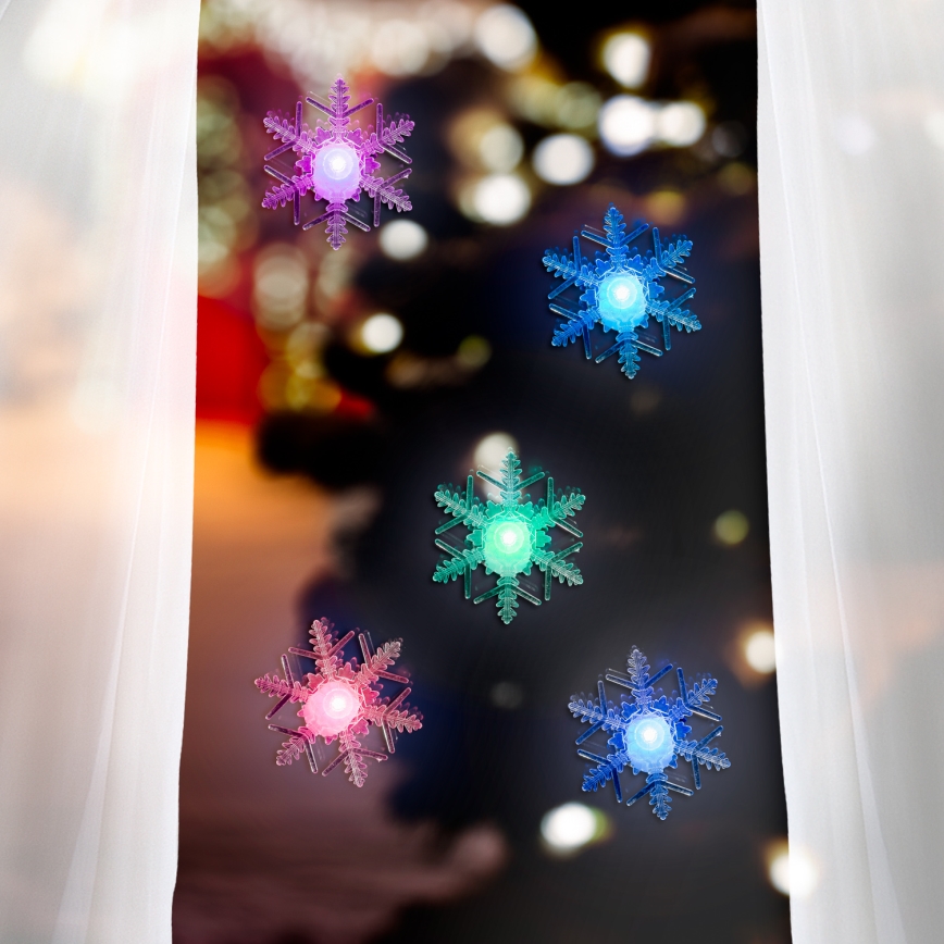 Decorațiune LED pentru fereastră, 2x CR2032