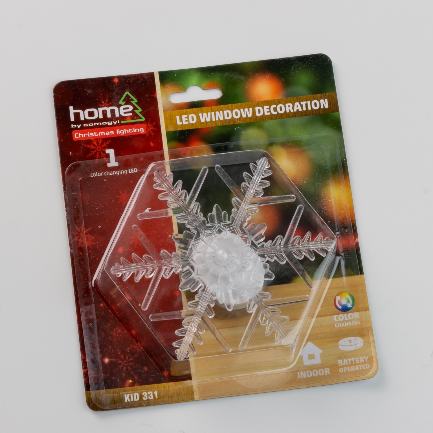 Decorațiune LED pentru fereastră, 2x CR2032