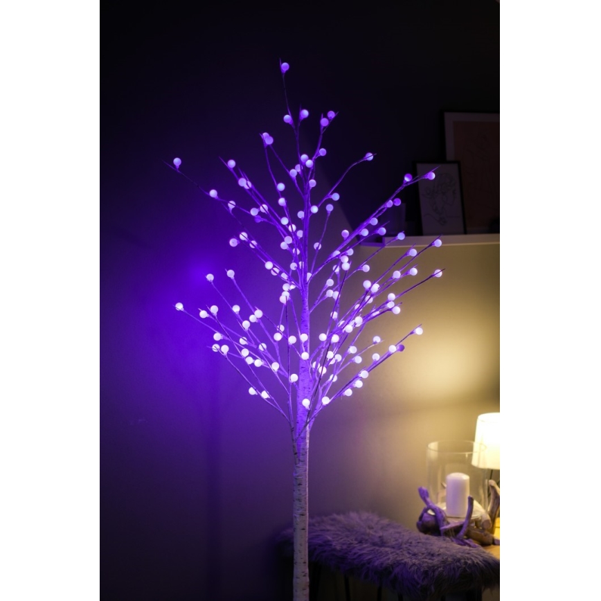 Decorațiune LED RGB+CW de Crăciun de exterior Immax NEO 07750L NEO LITE LED/7,2W/230V 1,8m IP44 Wi-Fi Tuya pom