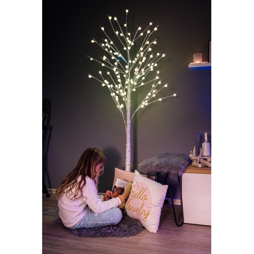 Decorațiune LED RGB+CW de Crăciun de exterior Immax NEO 07750L NEO LITE LED/7,2W/230V 1,8m IP44 Wi-Fi Tuya pom