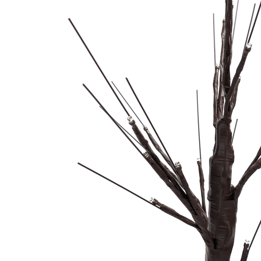 Decorațiune LED solară Aigostar 96xLED/3,5m IP65 1200 mAh alb cald pom