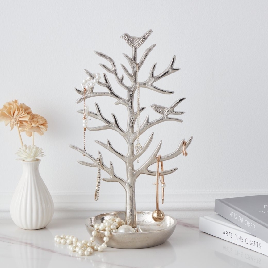 Decorațiune metalică Eglo 32x19 cm argintiu