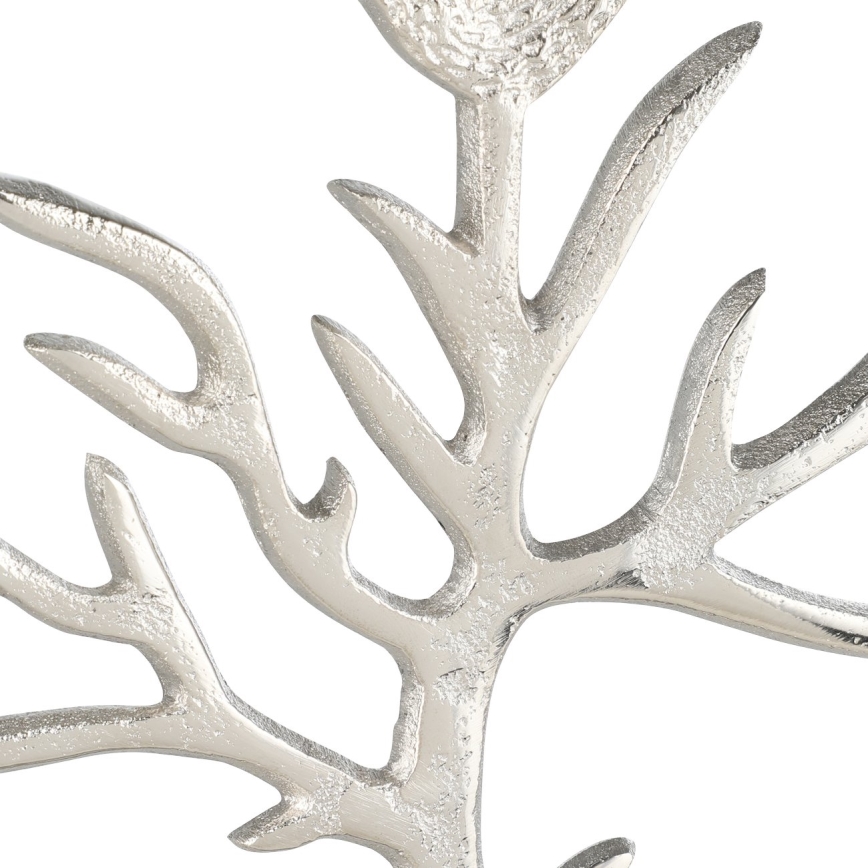 Decorațiune metalică Eglo 32x19 cm argintiu