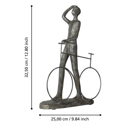 Decorațiune metalică Eglo 32,5x25 cm negru