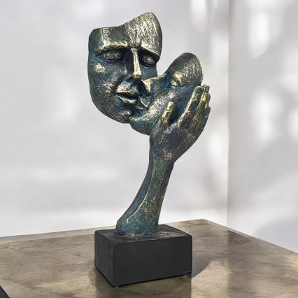 Decorațiune pentru masă 35 x 22 x 13 cm, din rășină cu patină