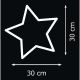 Decoratiuni de Craciun interior IP20 STAR 30xLED/3W/4,5V
