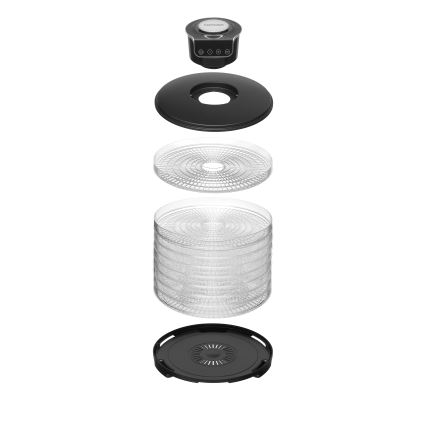 Deshidrator de alimentare Concept SO3010 245W/230V negru