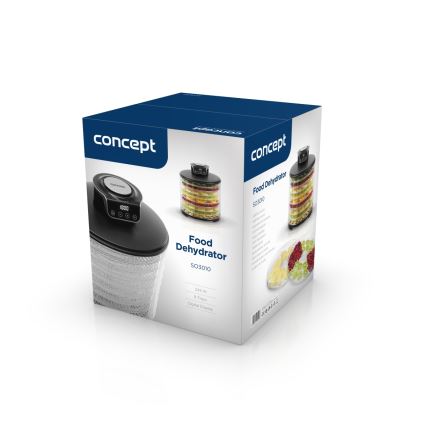 Deshidrator de alimentare Concept SO3010 245W/230V negru