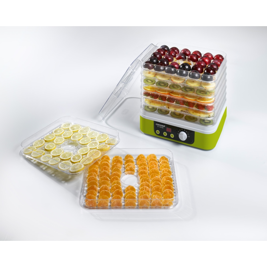 Deshidrator de alimente Concept SO1060, 260 W/230 V, verde