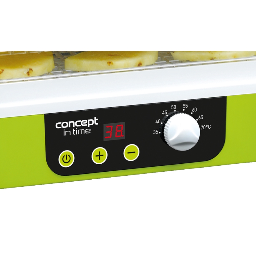Deshidrator de alimente Concept SO1060, 260 W/230 V, verde