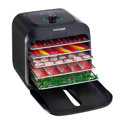 Deshidrator de alimente Concept SO4000, 500W/230V, negru