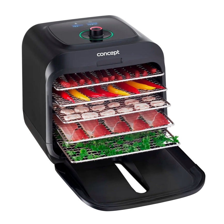 Deshidrator de alimente Concept SO4000, 500W/230V, negru
