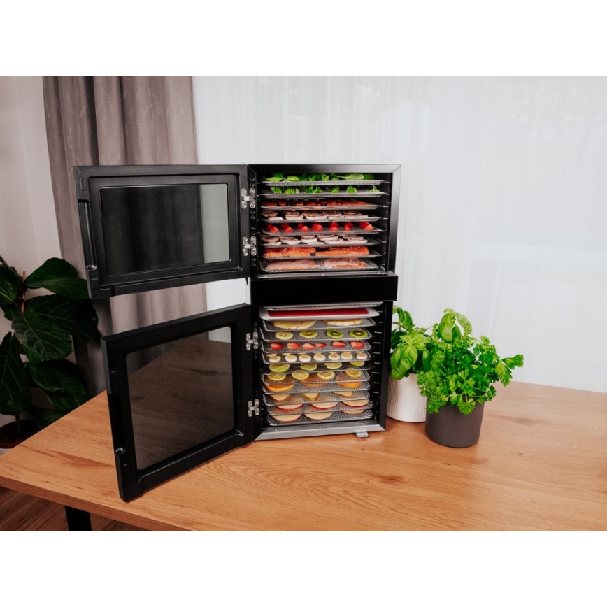 Deshidrator de alimente Concept SO7000, 1500W/230V, negru