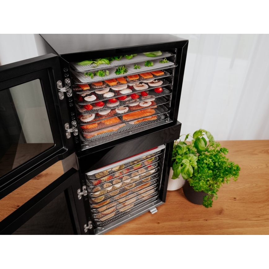 Deshidrator de alimente Concept SO7000, 1500W/230V, negru