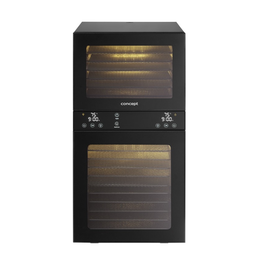 Deshidrator de alimente Concept SO7000, 1500W/230V, negru