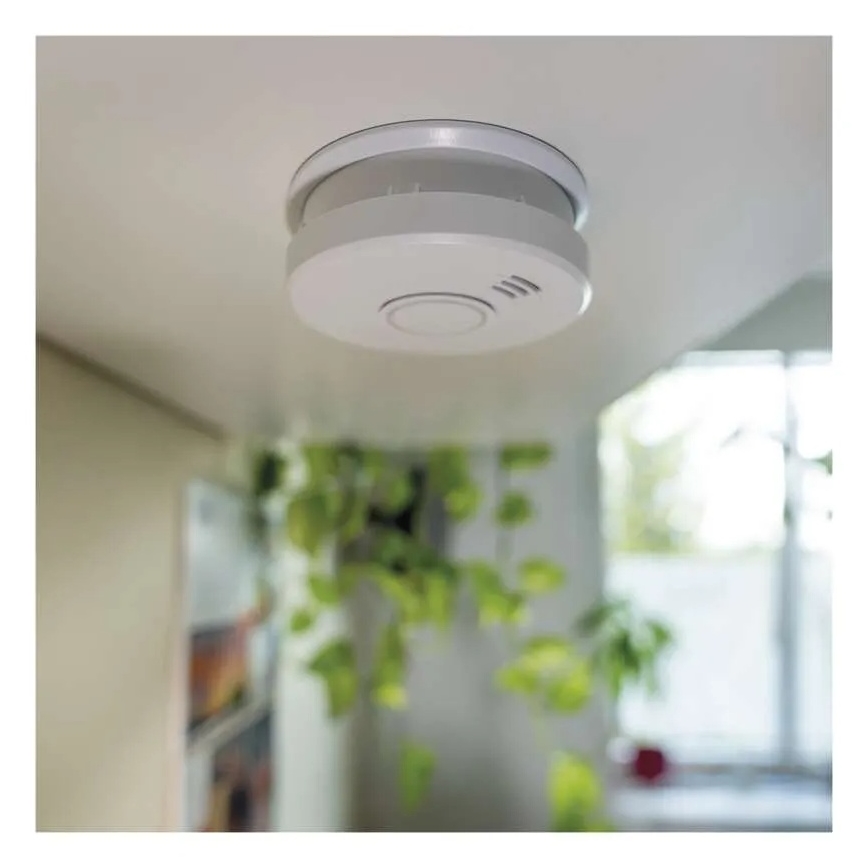 Detector de fum cu baterie 9V (1x)