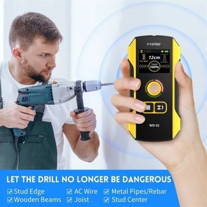 Detector de metale, tensiune și inhomogenități, 300 mAh, 5V